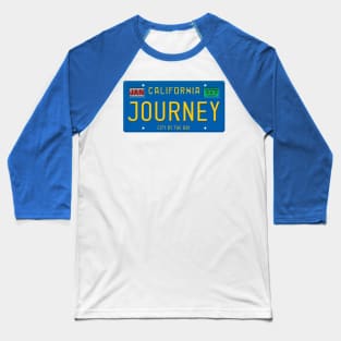 Journey License Plate Baseball T-Shirt